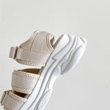 軽量厚底ボリュームソール ベルクロ バックル スポーツサンダル 7486 | Shoes in Closet | 詳細画像34 