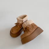 厚底 プラットフォーム レースアップ ボア ムートン ブーツ 840 | Shoes in Closet | 詳細画像7 