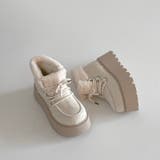 厚底 プラットフォーム レースアップ ボア ムートン ブーツ 840 | Shoes in Closet | 詳細画像12 