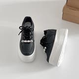厚底プラットフォーム  パールパーツ付 インヒール スニーカー 949 | Shoes in Closet | 詳細画像5 