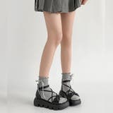 厚底 コードストラップ バックファスナー リボン サンダル 993 | Shoes in Closet | 詳細画像13 