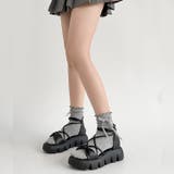 厚底 コードストラップ バックファスナー リボン サンダル 993 | Shoes in Closet | 詳細画像14 