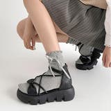 厚底 コードストラップ バックファスナー リボン サンダル 993 | Shoes in Closet | 詳細画像12 