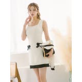 チェック柄パイピングミニ丈ワンピーススーツセット セレモニースーツ セットアップ | Retica | 詳細画像4