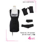 サロペット風ウエスト3連ベルトデザインミニスカSWATポリスコスチューム | my minette | 詳細画像6