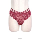 ワインレッド | サイドダブルコード総レースTバックショーツ 単品 勝負下着 | my minette