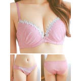 ホワイトフラワーレースブラ&ショーツセット 勝負下着 ガーリーランジェリー | my minette | 詳細画像7