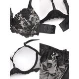 ブラックシアーレース×ビジューブラ&ショーツセット 勝負下着 セクシーランジェリー | my minette | 詳細画像8