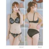 ブラックシアーレース×ビジューブラ&ショーツセット 勝負下着 セクシーランジェリー | my minette | 詳細画像5
