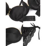 ハートジップバックレースサテンブラ＆ショーツセット セクシーランジェリー 勝負下… | my minette | 詳細画像8 