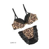 ハートジップバックレースレオパードブラ&ショーツセット セクシーランジェリー | my minette | 詳細画像6