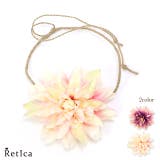 ホワイト | ビッグフラワーヘアアクセサリー 大輪 フラワーモチーフ | Retica