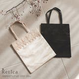 刺繍レースデザイントートバッグ パーティードレス小物 パーティーバッグ | Retica | 詳細画像1 