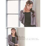 襟付きロングスリーブボレロジャケット アウター パーティードレス小物 | Retica | 詳細画像1