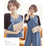 シフォンパフスリーブショート丈ボレロ アウター パーティードレス小物 | Retica | 詳細画像2