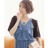 シフォンパフスリーブショート丈ボレロ アウター パーティードレス小物 | Retica | 詳細画像3