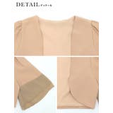 シフォンパフスリーブショート丈ボレロ アウター パーティードレス小物 | Retica | 詳細画像9