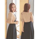 シフォンパフスリーブショート丈ボレロ アウター パーティードレス小物 | Retica | 詳細画像8