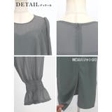 シアーフリルスリーブスレンダーラインロングドレス パーティードレス 体型カバー | Retica | 詳細画像20