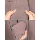 レーストップス切替シフォンフレアロングドレス パーティードレス 袖あり | Retica | 詳細画像13 