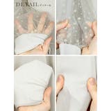 シースルードットスリーブシフォンスカートロングドレス 結婚式ドレス | Retica | 詳細画像17