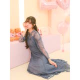 リボンネックレースボレロ付きフレアロングドレス パーティードレス セットアップ | Retica | 詳細画像4 