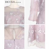 総フラワー刺繍シースルーロングドレス ロングワンピース 結婚式 | Retica | 詳細画像13 