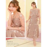 総フラワー刺繍シースルーロングドレス ロングワンピース 結婚式 | Retica | 詳細画像2 