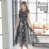 AMERI VINTAGE 刺繍入りシースルーパーティードレス AMERI VINTAGE 刺繍入りシースルーパーティードレス シースルー×ドット