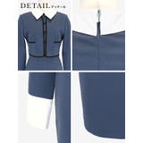 襟付きセットアップ風ミディアムドレス パーティードレス フォーマル | Retica | 詳細画像7 