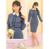 襟付きセットアップ風ミディアムドレス パーティードレス フォーマル | Retica | 詳細画像2 