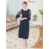 総フラワーレースシアースリーブウエストマークシルエットミディアムドレス パーティ… | Retica | 詳細画像11 