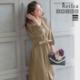 ベージュ | ウエストリボンフィッシュテールワンピースドレス パーティードレス 結婚式ドレス | Retica