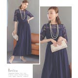 レース×シフォンハイウエストワイドパンツドレス パーティードレス 結婚式パンツド… | Retica | 詳細画像7 