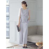 ウエストリボン前ミニペプラムセットアップパンツドレス パーティードレス 結婚式パ… | Retica | 詳細画像14 