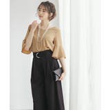 シンプルカラーハイウエストマークセットアップパンツドレス パーティードレス 結婚… | Retica | 詳細画像3 