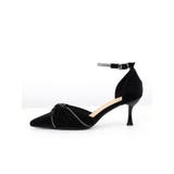 ラインストーンストラップ付きポインテッドトゥパンプス アンクルストラップパンプス… | Retica | 詳細画像3 