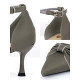 ビジューラインアンクルストラップポインテッドトゥパンプス アンクルストラップパン… | Retica | 詳細画像5 