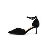 シンプルギャザーデザインアンクルストラップパンプス ポインテッドトゥストラップパ… | Retica | 詳細画像3 