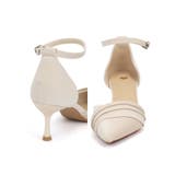 アイボリーギャザーデザインアンクルストラップパンプス ポインテッドトゥストラップ… | Retica | 詳細画像4 