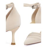 アイボリーギャザーデザインアンクルストラップパンプス ポインテッドトゥストラップ… | Retica | 詳細画像5 