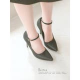 ラメ入りアンクルストラップハイヒールパンプス パーティードレス小物 パーティーシ… | Retica | 詳細画像2 
