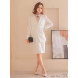 ダブルボタンジャケットストライプワンピーススーツ セレモニースーツ 結婚式スーツ | Retica | 詳細画像12 