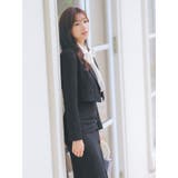 ワンカラーショートジャケット＆ワンピースタイトスーツ セレモニースーツ 袖あり | Retica | 詳細画像4 