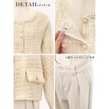 パールライン×ボタンツイードセットアップセレモニースーツセット パンツスーツ パ… | Retica | 詳細画像17 