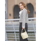 パールライン×ボタンツイードセットアップセレモニースーツセット パンツスーツ パ… | Retica | 詳細画像11 