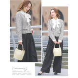 パールライン×ボタンツイードセットアップセレモニースーツセット パンツスーツ パ… | Retica | 詳細画像12 