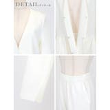 ペプラムジャケット×テーパードパンツセットアップスーツ セレモニースーツ | Retica | 詳細画像17