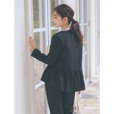 ペプラムジャケット×テーパードパンツセットアップスーツ セレモニースーツ | Retica | 詳細画像3