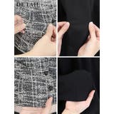 3ピース+ブローチ付きベアトップワイドセレモニースーツセット パンツスーツ 結婚… | Retica | 詳細画像9 